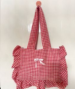 Restock🔥Gingham Tote Bag🍒