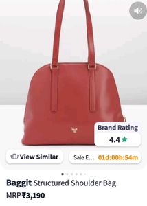 Baggit Handbag Light Maroon