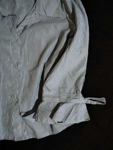 Striped White Shirt