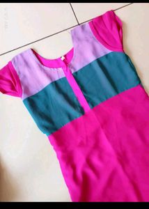 Floral Lenth A-line Kurti