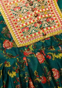 Green Long Frock