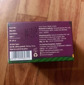 Pilgrim Red Vine Face Cream With SPF 30