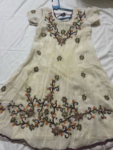 Embroidered Floral Dress