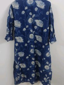 Blue Casual Kurta