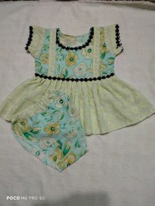 Floral Baby Dress Set