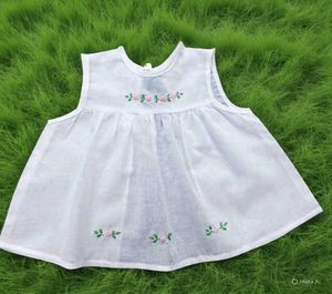 Floral Embroidered Baby Dress