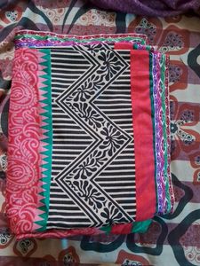 Silk Cloth Saree Pallu Net Fabric
