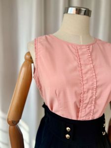 Pink Sleeveless Top