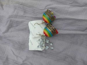 Rainbow Drop Earrings