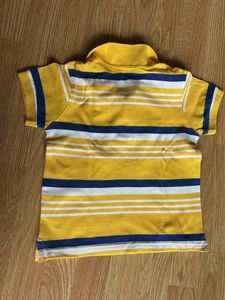 Benetton Striped Polo Shirt