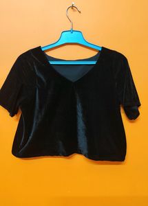 Black Velvet Co-ord Set