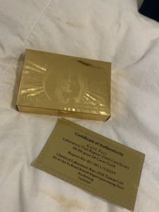 Fixed Price  Playing Cards 999.9 Gold Foil