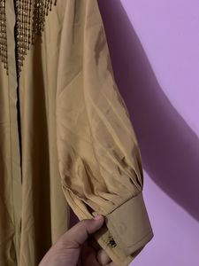 Elegant Beaded Detail Duster