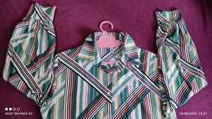 Striped Pattern Blouse