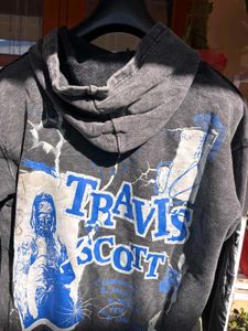 Acid Wash Graphic Hoodie