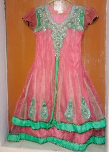 Party wear net suit for women