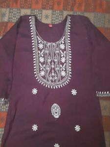 Elegant Embroidered Kurta