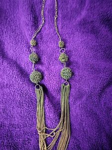 Statement Necklace with Fringe