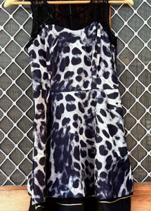 Stylish Animal Print Dress