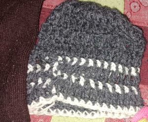 Black And White High Neck ,Caps