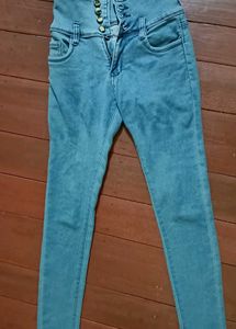 Skinny Blue Jeans