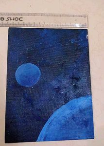 Moon Drawing Wallpiece