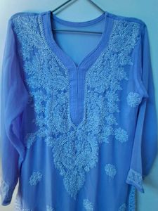 Chikankari Work Kurti
