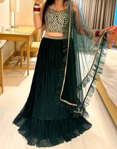 Emerald Green Lehenga