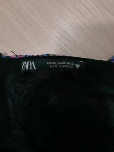 Zara Purple Floral Dress