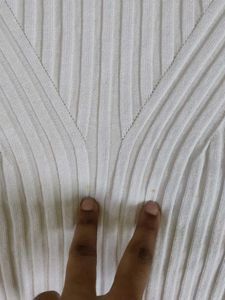 Ribbed Turtle Neck Top