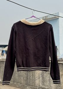 Korean Black Cardigan/ Sweater