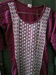 Embroidered Kurta