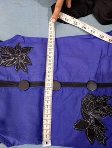 Vintage Floral Applique Vest