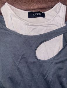 CIDER Cut-Out Bodycon Top