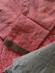 Manyavar red &amp; black kurta with pant