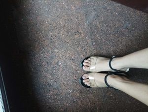 Butterfly Black Heels