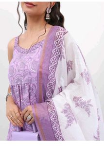 Elegant Purple Kurta Set