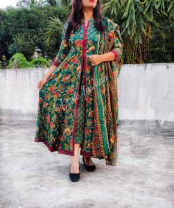 Beautiful Plus Size Anarkali Available In 3 Colour