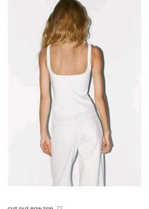Zara Cut Out Bow Top