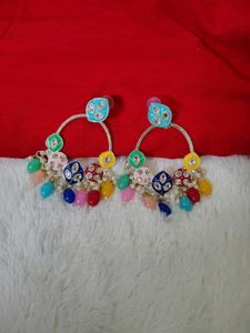 Multi Colour Earrings
