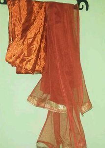 Elegant Copper Embroidered Kurta