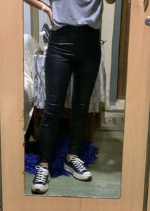H&amp;M Leather Jeans