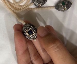 Sajwada Real Stone Layered Necklace
