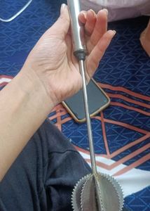 Push Mechanism Stainless Steel Whisker/Blender