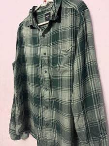 Mens Green Check Shirt “NUON”, West Side