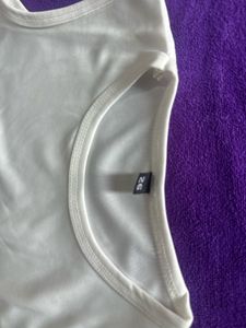 White Sleeveless Top - New with Tag