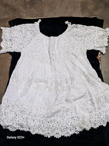 White Off Shoulder Lace Dress