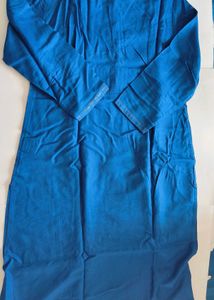 Fabindia Blue Silk Kurta