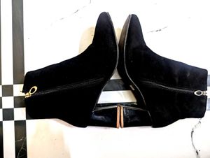 Black Suede Ankle Boots