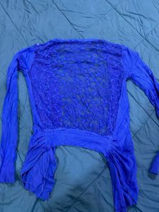 Blue Lace Cardigan